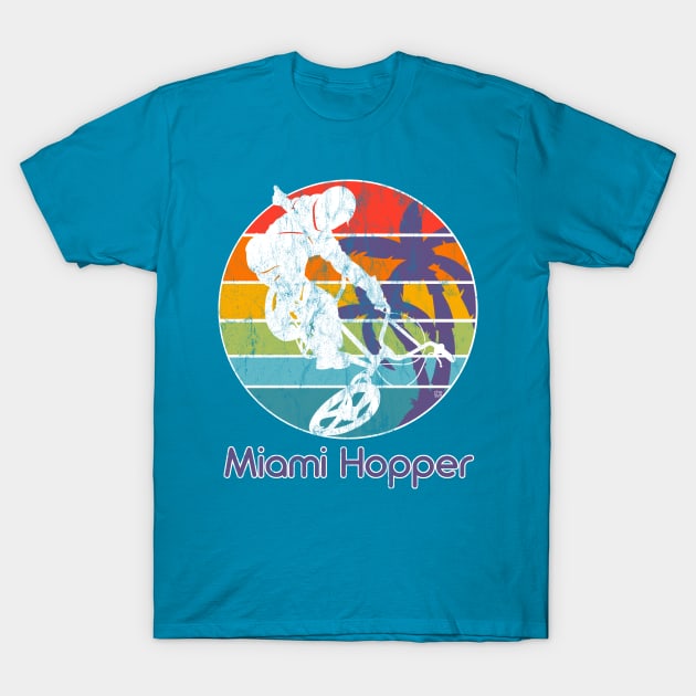 BMX Miami Hopper T-Shirt by Chosen Idea